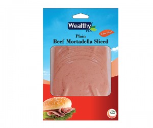 Plain Beef Mortadella Sliced