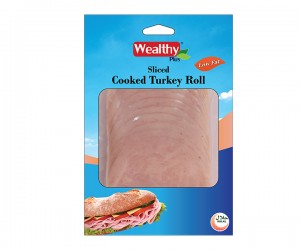Sliced Cooked Turkey Roll